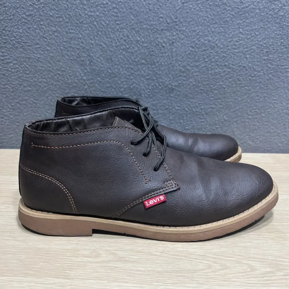 Levi’s Sonoma Wax Chukka Comfort Boot Brown Mens Size 9